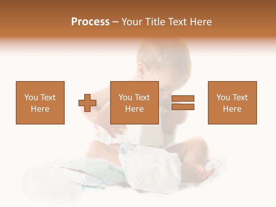 Funny Sit Toddler PowerPoint Template