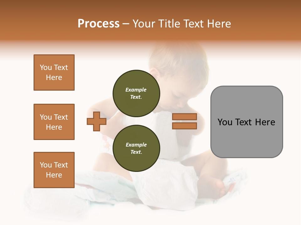 Funny Sit Toddler PowerPoint Template