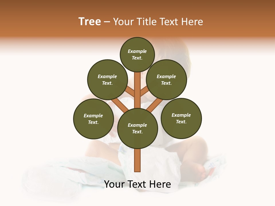 Funny Sit Toddler PowerPoint Template