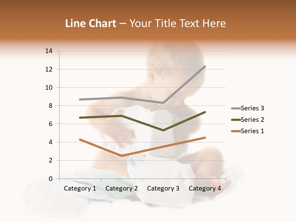 Funny Sit Toddler PowerPoint Template
