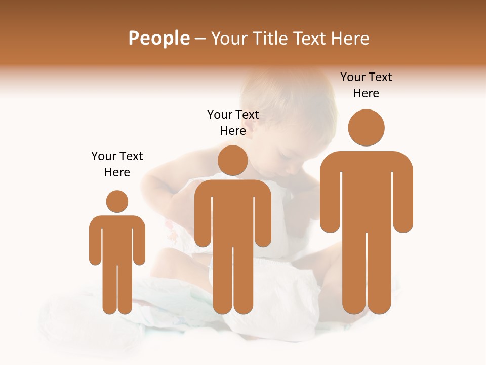 Funny Sit Toddler PowerPoint Template