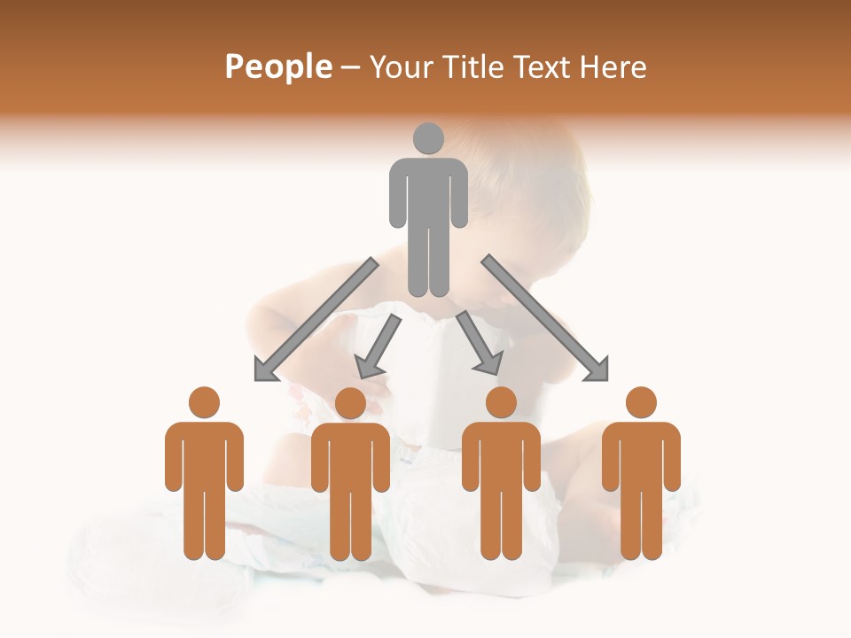 Funny Sit Toddler PowerPoint Template