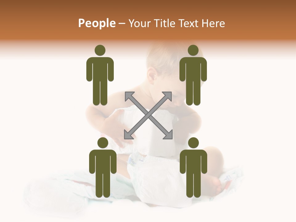 Funny Sit Toddler PowerPoint Template