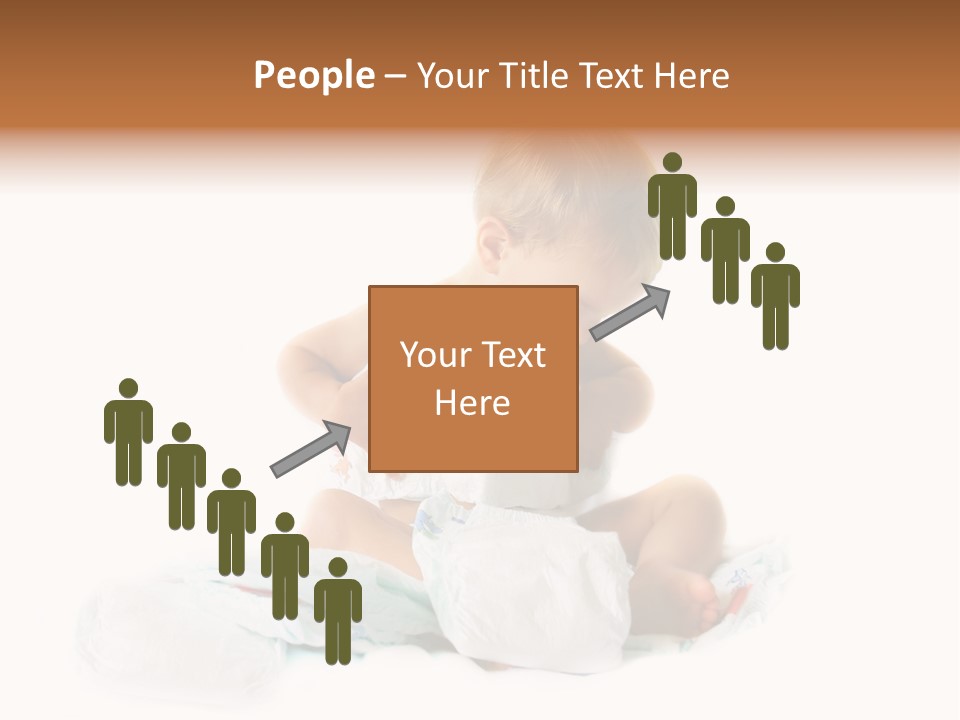 Funny Sit Toddler PowerPoint Template