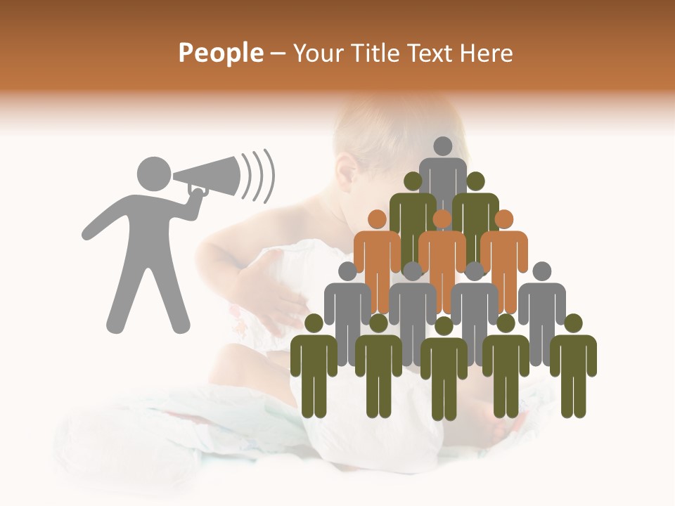 Funny Sit Toddler PowerPoint Template