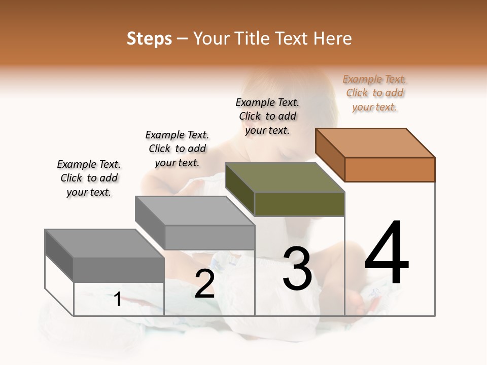 Funny Sit Toddler PowerPoint Template