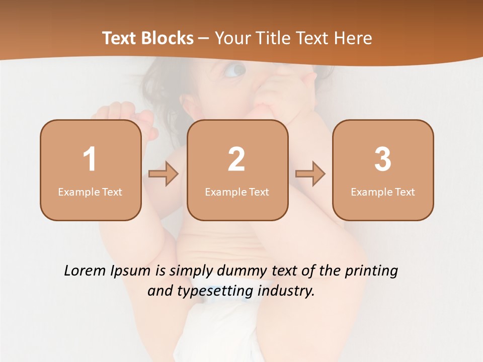 Nachwuchs Pampers Familie PowerPoint Template