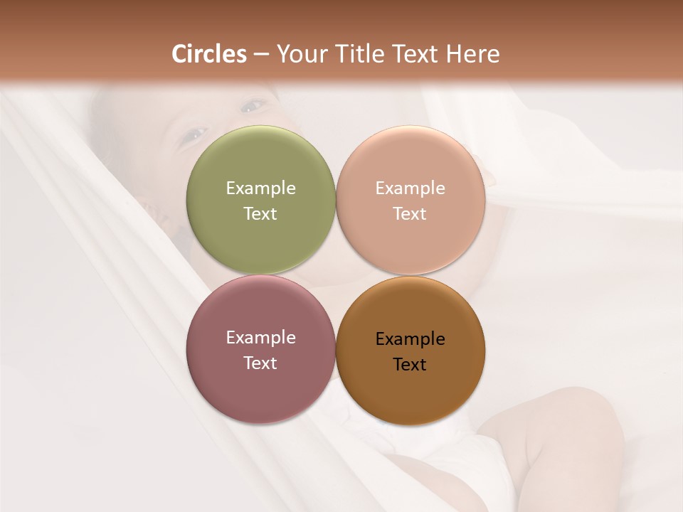 Junge Papa Windel PowerPoint Template