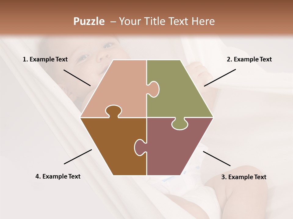 Junge Papa Windel PowerPoint Template