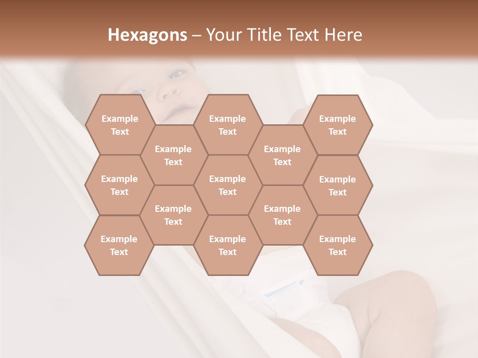 Junge Papa Windel PowerPoint Template