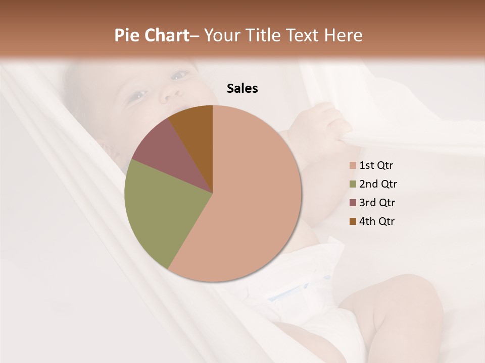 Junge Papa Windel PowerPoint Template