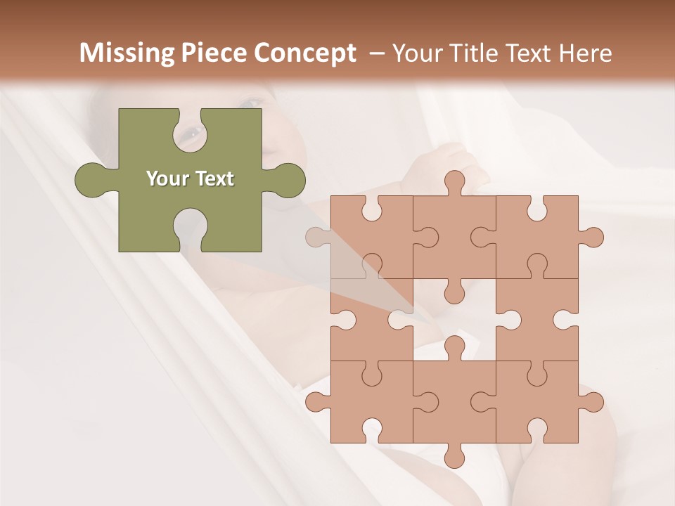 Junge Papa Windel PowerPoint Template