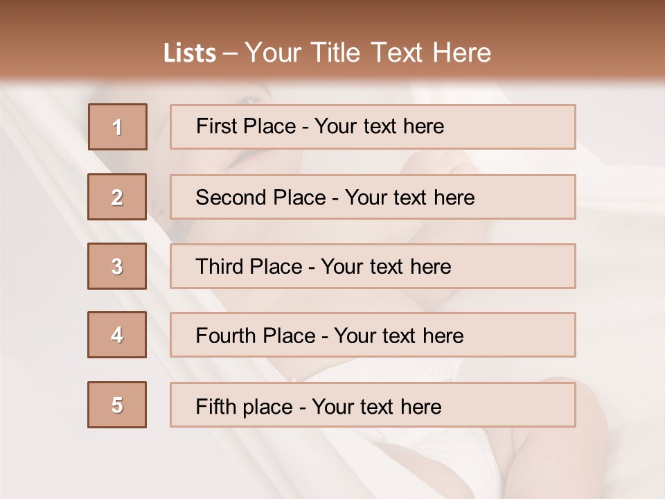 Junge Papa Windel PowerPoint Template