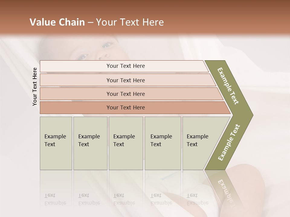Junge Papa Windel PowerPoint Template