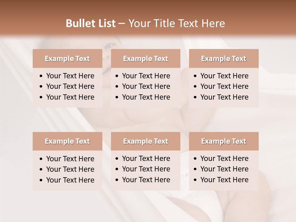 Junge Papa Windel PowerPoint Template