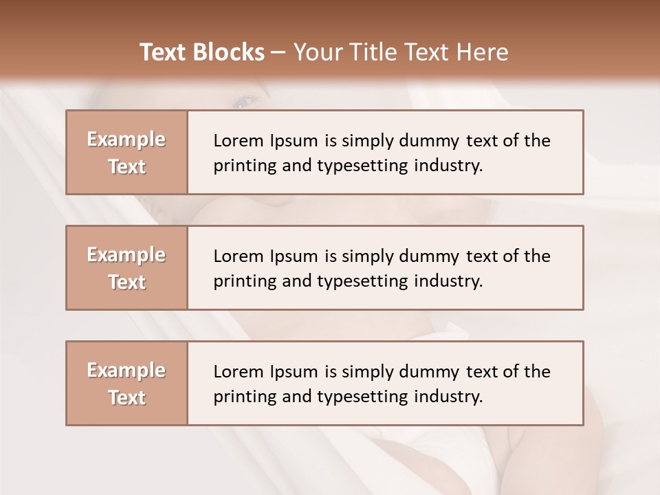 Junge Papa Windel PowerPoint Template