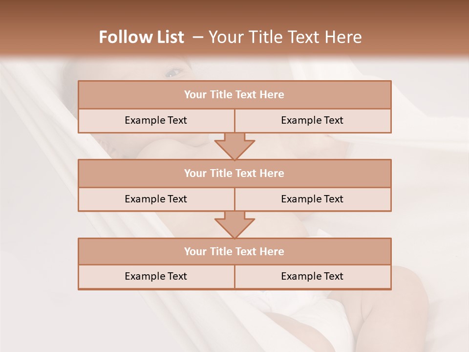 Junge Papa Windel PowerPoint Template