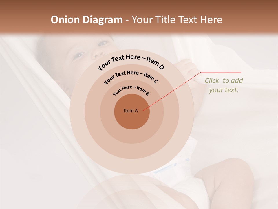 Junge Papa Windel PowerPoint Template