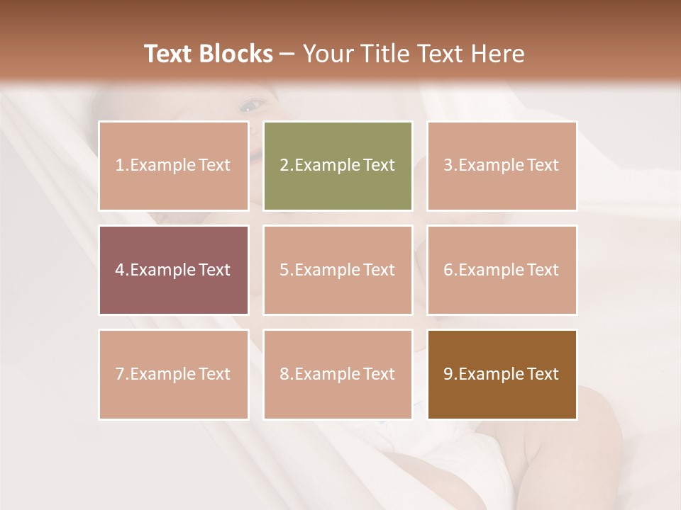 Junge Papa Windel PowerPoint Template