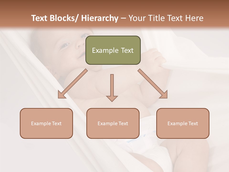 Junge Papa Windel PowerPoint Template