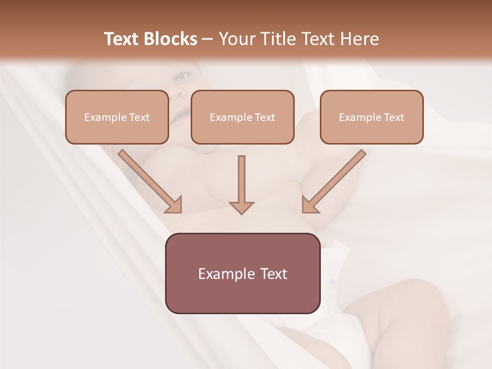 Junge Papa Windel PowerPoint Template