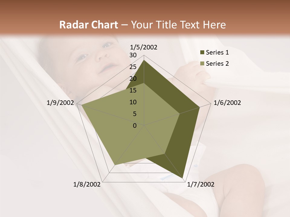 Junge Papa Windel PowerPoint Template