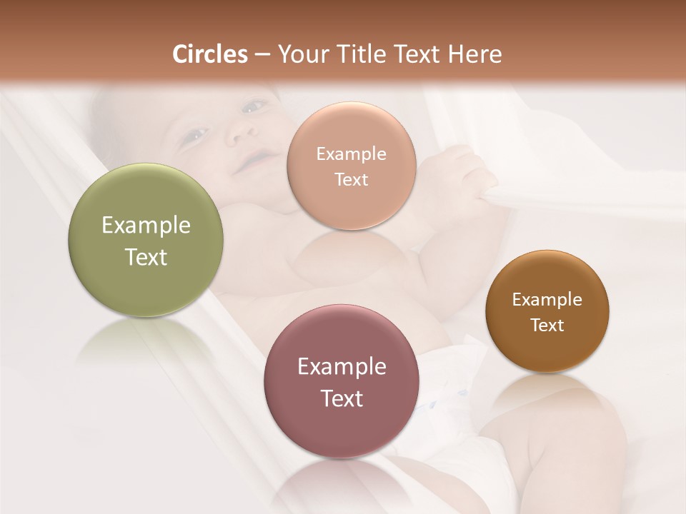 Junge Papa Windel PowerPoint Template