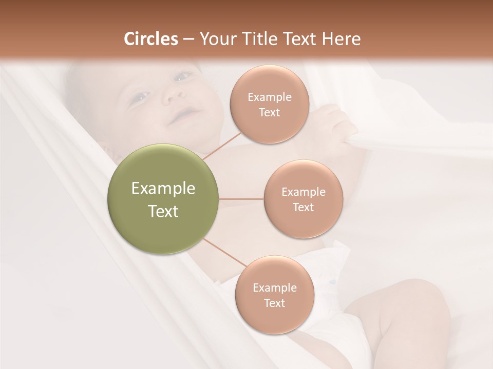 Junge Papa Windel PowerPoint Template