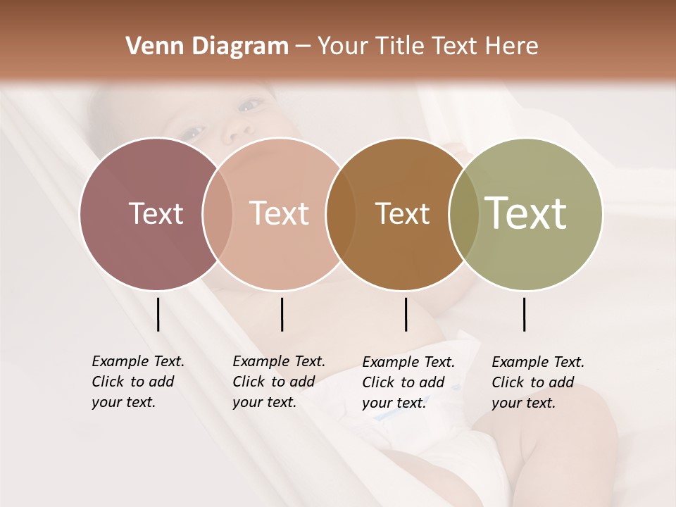 Junge Papa Windel PowerPoint Template