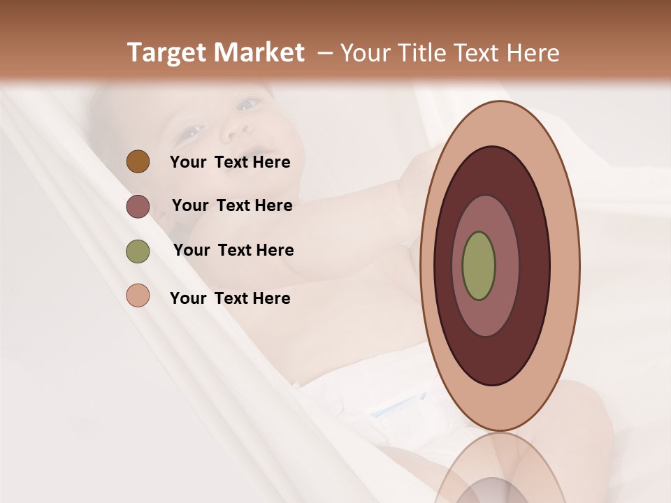 Junge Papa Windel PowerPoint Template