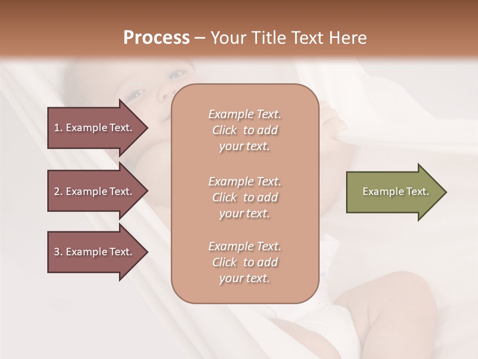 Junge Papa Windel PowerPoint Template