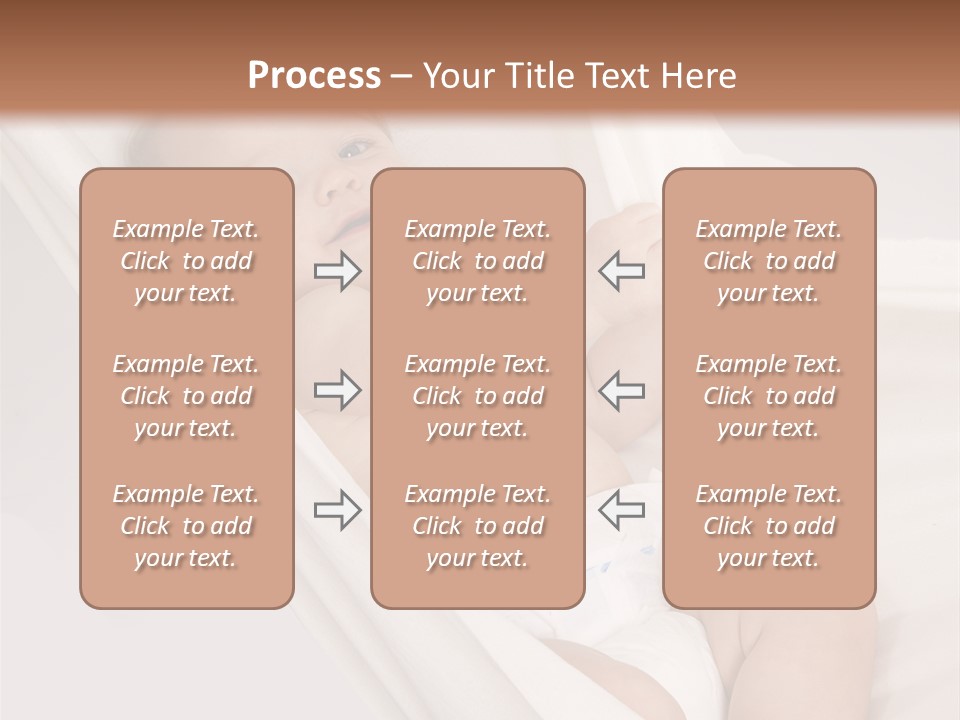 Junge Papa Windel PowerPoint Template