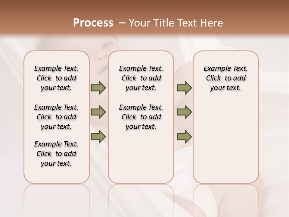 Junge Papa Windel PowerPoint Template