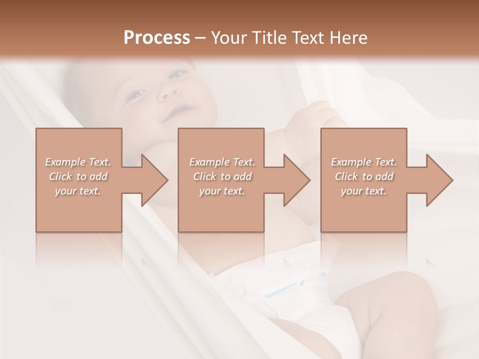 Junge Papa Windel PowerPoint Template