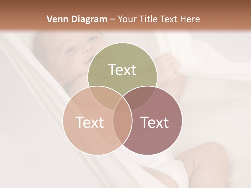 Junge Papa Windel PowerPoint Template