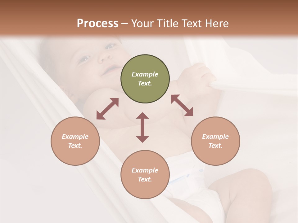 Junge Papa Windel PowerPoint Template