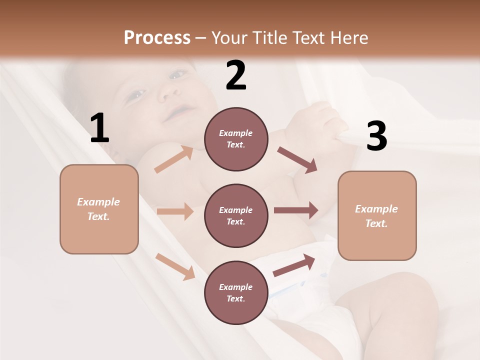 Junge Papa Windel PowerPoint Template