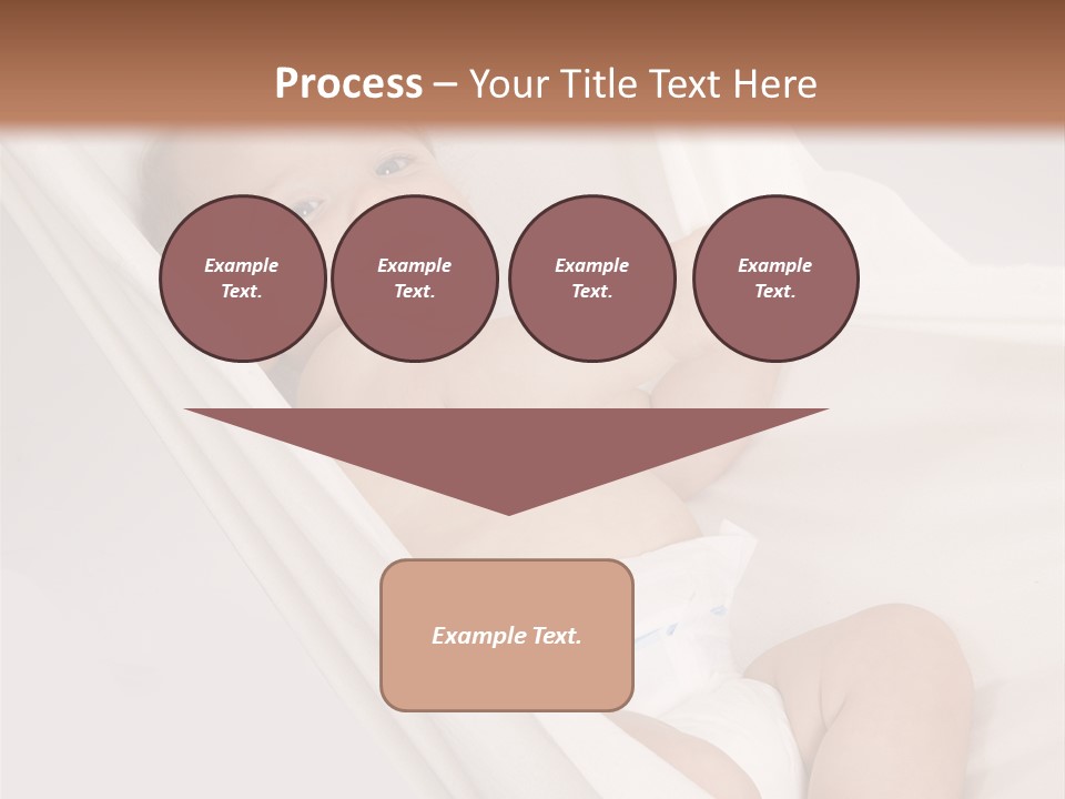 Junge Papa Windel PowerPoint Template