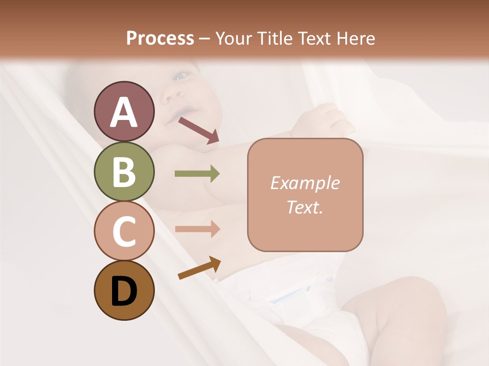 Junge Papa Windel PowerPoint Template