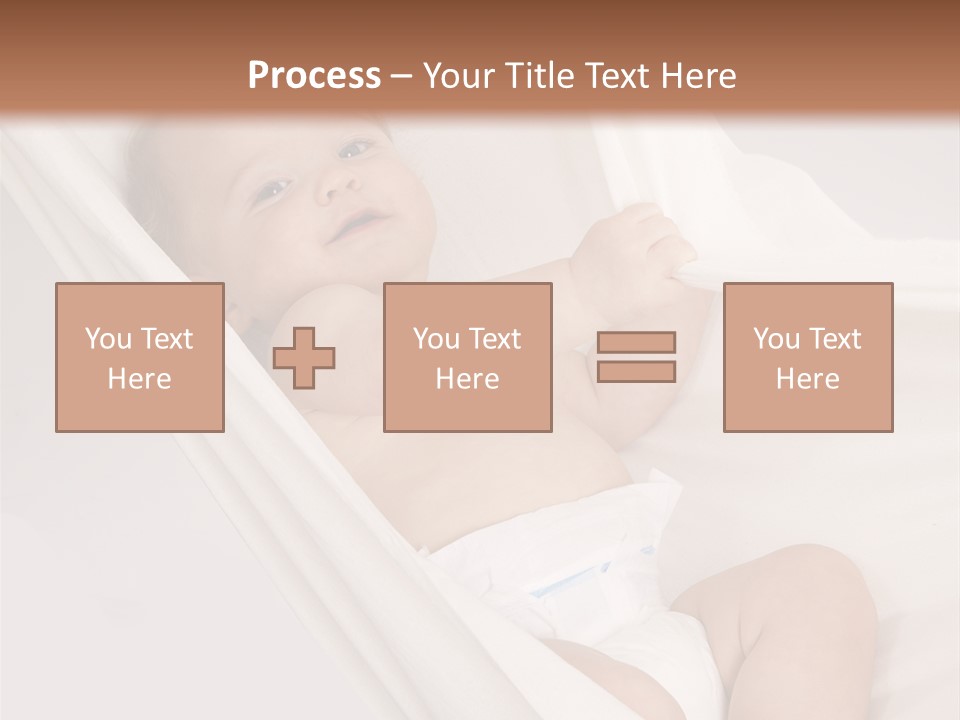 Junge Papa Windel PowerPoint Template