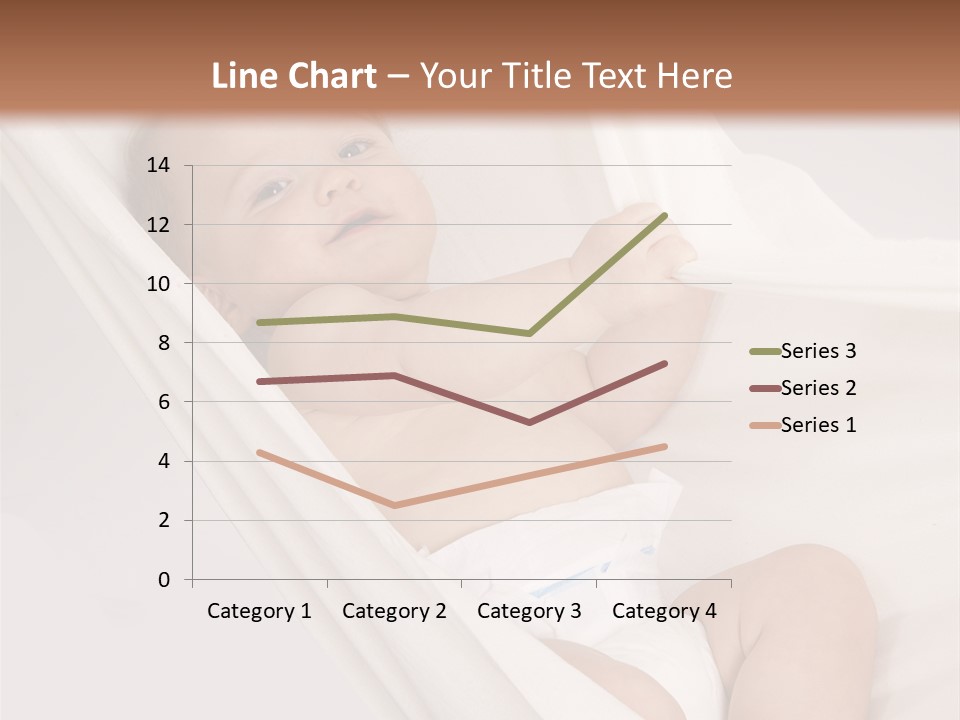 Junge Papa Windel PowerPoint Template