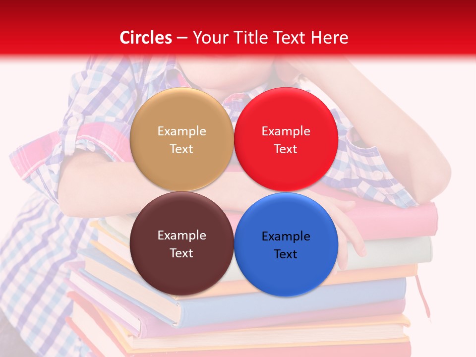 Beautiful Reading Girl PowerPoint Template