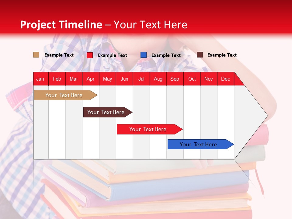 Beautiful Reading Girl PowerPoint Template