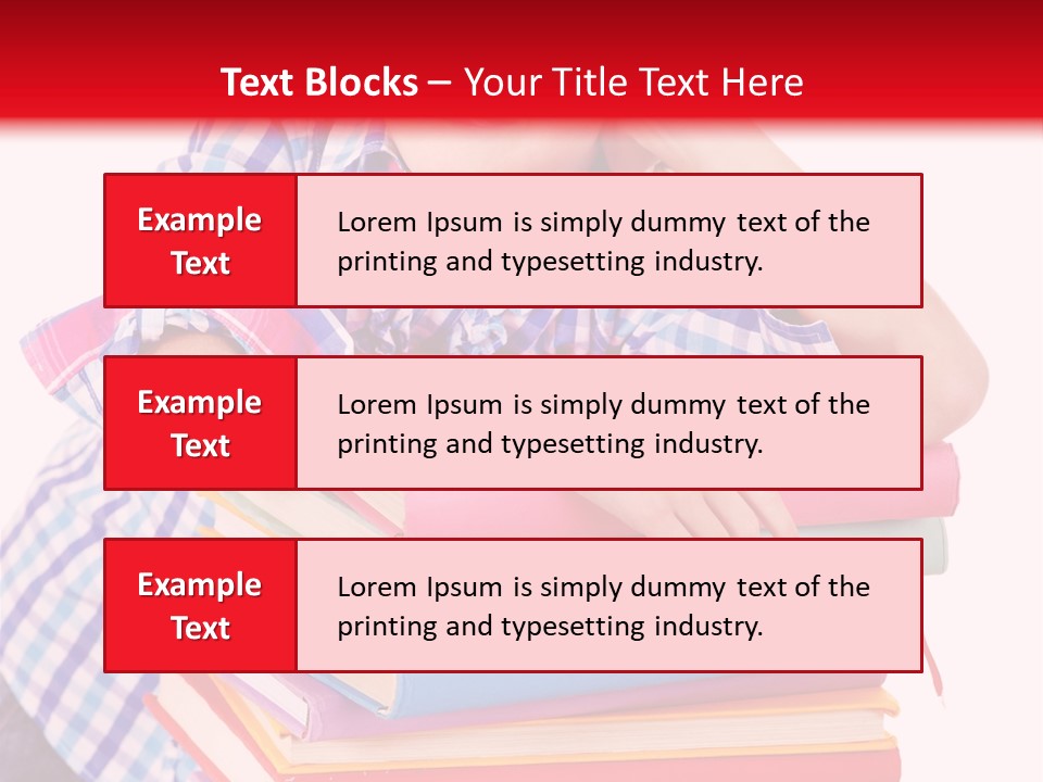 Beautiful Reading Girl PowerPoint Template