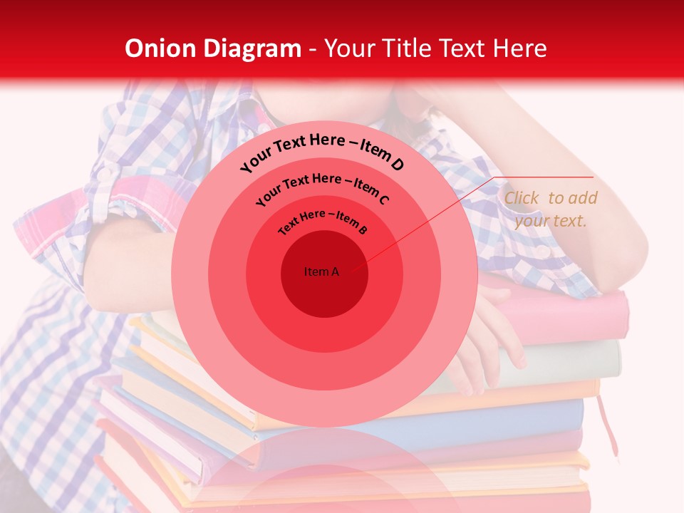 Beautiful Reading Girl PowerPoint Template