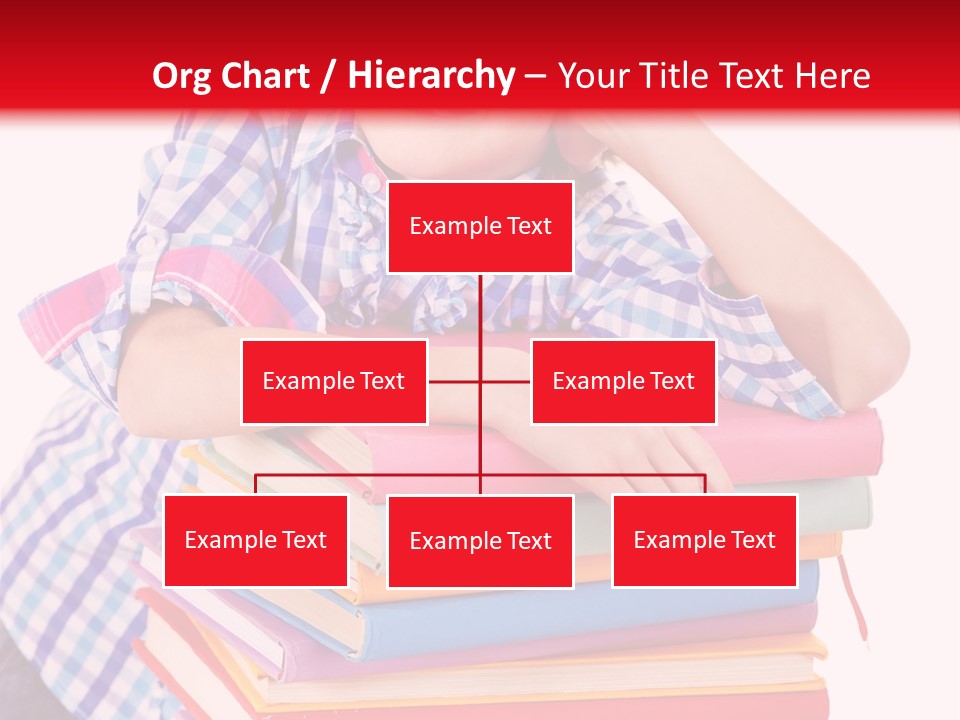 Beautiful Reading Girl PowerPoint Template