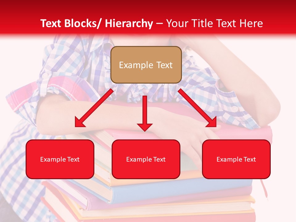 Beautiful Reading Girl PowerPoint Template