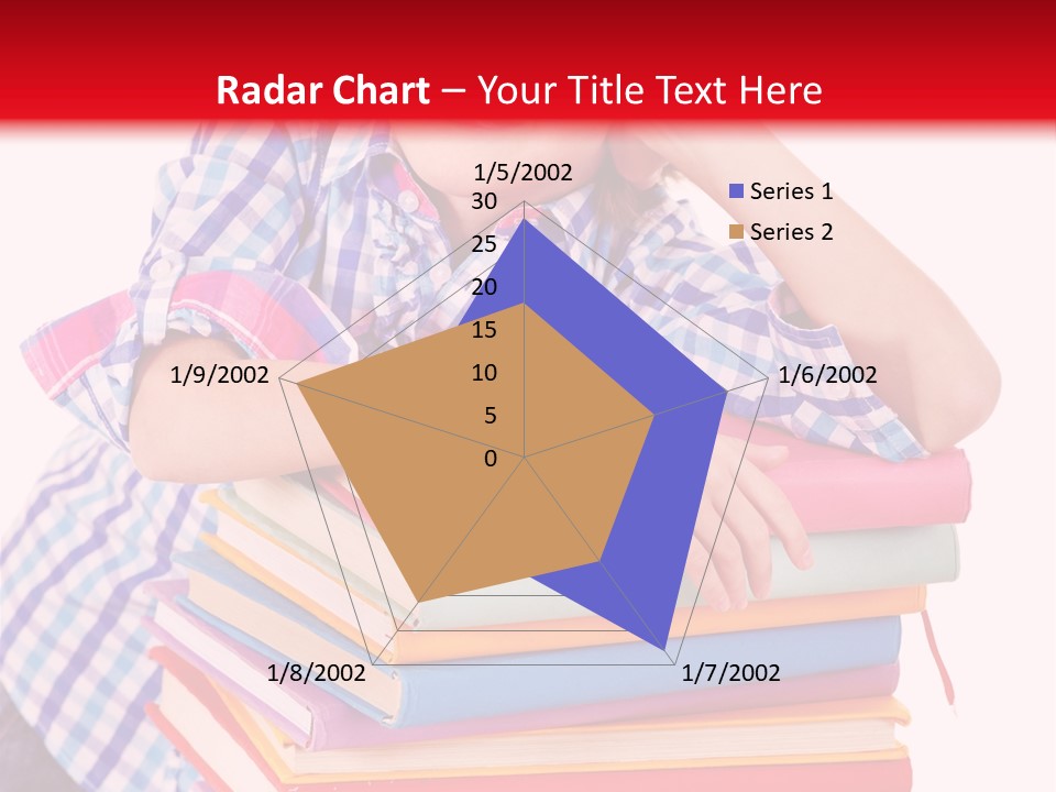 Beautiful Reading Girl PowerPoint Template