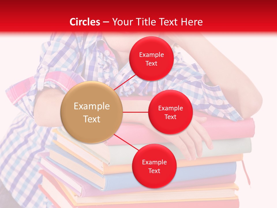 Beautiful Reading Girl PowerPoint Template