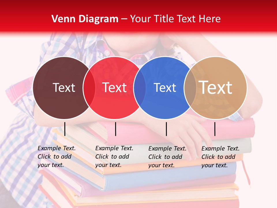 Beautiful Reading Girl PowerPoint Template